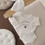 Personalised Hello World Knitted Baby Set, thumbnail 3 of 3