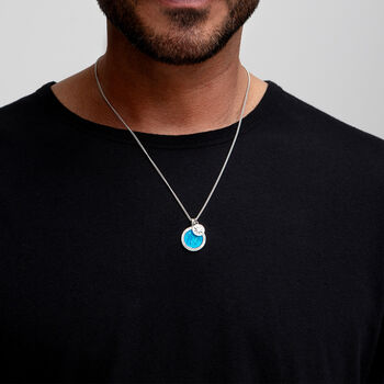 St Christopher With Compass Tag 925 Sterling Silver, 9 of 11