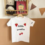 Personalised 'Little Sweetie' Strawberry Children's Top, thumbnail 3 of 4