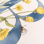 B Is For Buttercup Coloured Initial Print, thumbnail 4 of 11