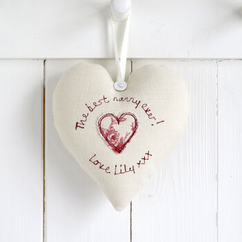 Personalised 70th Birthday Hanging Heart Gift For Her, 3 of 12