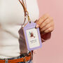 Personalised ID Badge Holder With Leather Lanyard, thumbnail 1 of 6