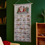 Personalised Santa Advent Calendar In Silver Grey, thumbnail 3 of 5