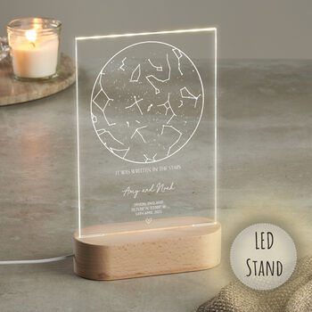 Personalised Constellation Star Map Anniversary Gift, 7 of 11