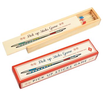 Retro Wooden Pick Up Sticks Game, 2 of 4