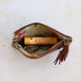 Small Leather Tassel Coin Purse, thumbnail 3 of 4