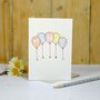 Personalised Handmade Birthday Balloons Card, thumbnail 9 of 12
