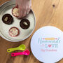 Personalised Homemade With Love Cake Tin, thumbnail 2 of 3