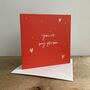 You're My Person Gold Foil Couples Card, thumbnail 1 of 1