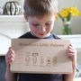 Our Family Personalised Engraved Wooden Board, thumbnail 2 of 9