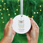 Personalised Baby's First Christmas Bauble, thumbnail 3 of 9