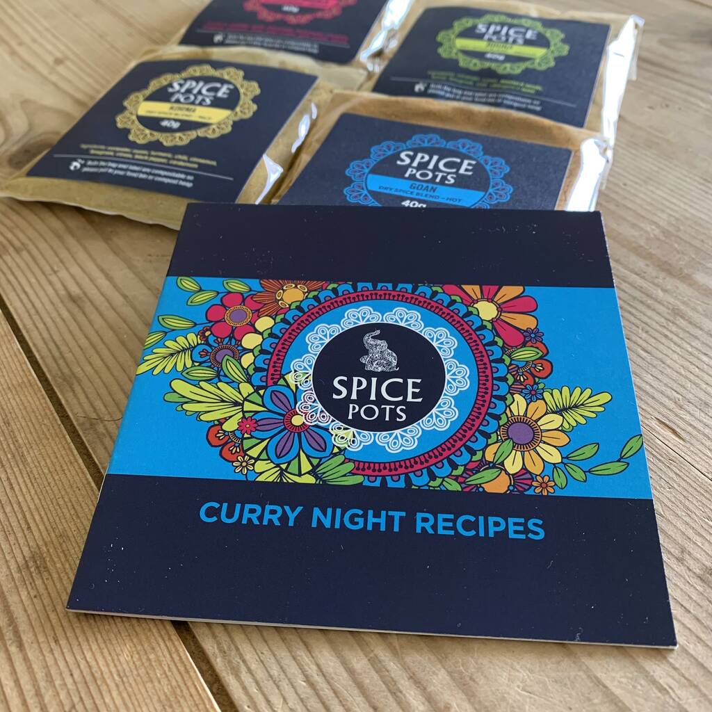 spice pots letterbox curry kit by spice pots