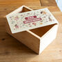 Personalised Fairy Keepsake Box With Sliding Lid, thumbnail 4 of 5