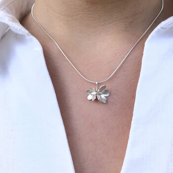 Cherry Blossom Flower Necklace, 3 of 4