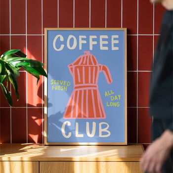 Coffee Club Art Print, 2 of 9