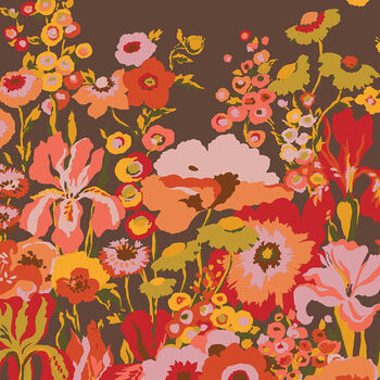 Secret Garden Mocha Wool Scarf, 8 of 8