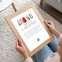 Head Gardener, Witty Wall Art Print Gift Idea For A Green Fingered Friend Or Family Member, thumbnail 1 of 2