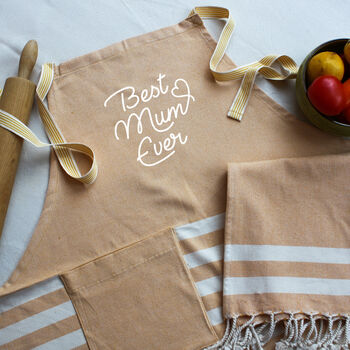 Personalised Apron,Tea Towel, 2nd Anniversary Gift, 8 of 12