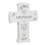 Personalised Memorial Cross Wooden Ornament, thumbnail 4 of 5