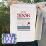 Personalised 18th Birthday Gift Microfibre Tea Towel, thumbnail 1 of 9
