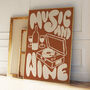 Music And Wine Print, thumbnail 9 of 10