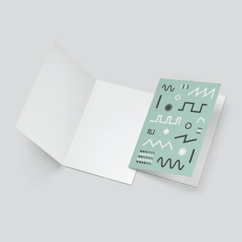 Synth Waveforms Greetings Card | Music Lover Card, 2 of 5