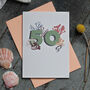 Eco Friendly 50th Birthday Milestone Card, thumbnail 2 of 2