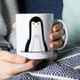 Penguin Mummy And Me, Personalised Mug, thumbnail 3 of 5