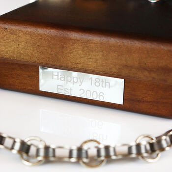 Personalised Cycling Bike Chain Necklace, 3 of 7