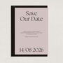 Fleur Wedding Save The Date — Printed, thumbnail 3 of 6