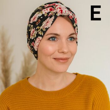 Satin Lined Turban Headwrap – Protective Chemo And Hair Loss Headwear, 6 of 10