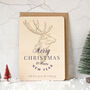 Personalised Christmas Card, Wooden Christmas Card, thumbnail 9 of 9