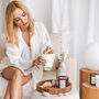 Relaxing Spa Soy Candle Gift Scented With Pure Essential Oils, Luxury Wood Wick Candle, thumbnail 9 of 12