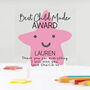 Personalised Best Childminder Award Acrylic Plaque, thumbnail 1 of 6