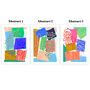 Colourful Abstract Cut Out Shapes Print Set Of Three, thumbnail 8 of 12