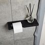Wooden Toilet Paper Rack With Shelf, thumbnail 4 of 11