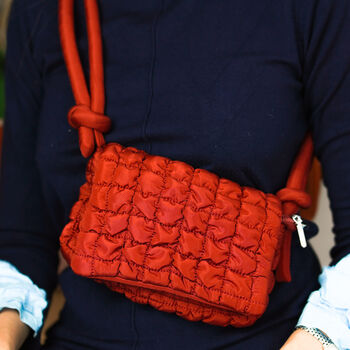 Cosy Puffy Quilted Crossbody Shoulder Bag, 3 of 11