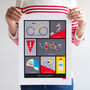 Set Of Two Cycling Art Prints, French Cycling Terms, thumbnail 6 of 9