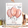 Personalised Balloons Relation 16th Birthday Card, thumbnail 2 of 12