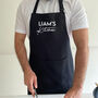Personalised Man Kitchen Apron With Name, thumbnail 4 of 11
