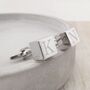Stainless Steel Engraved Cubed Cufflinks, thumbnail 1 of 3
