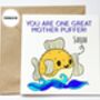 Personalised Mother Puffer Card, thumbnail 1 of 2
