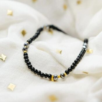 Black Turquoise Beads Elegant Daily Bracelet, 6 of 9