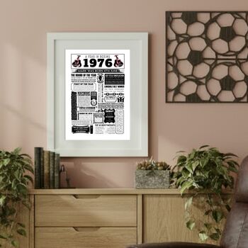 Personalised 50th Birthday Boxing Poster, Custom Gift, 6 of 12