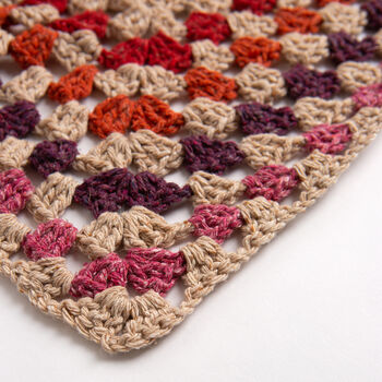 Giant Granny Square Blanket Easy Crochet Kit, 4 of 10