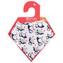 Muslin Bib And Burp Cloth For Baby | Puffin Print, thumbnail 1 of 9
