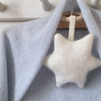 Personalised New Mum Cashmere Shrug And Teether Giftset, 4 of 12