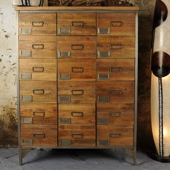 Industrial Vintage Apothecary Chest, 2 of 2
