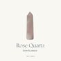 Rose Quartz Crystal Healing Tower Point For Love, thumbnail 2 of 4