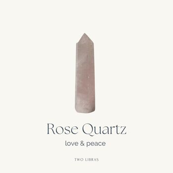 Rose Quartz Crystal Healing Tower Point For Love, 2 of 4